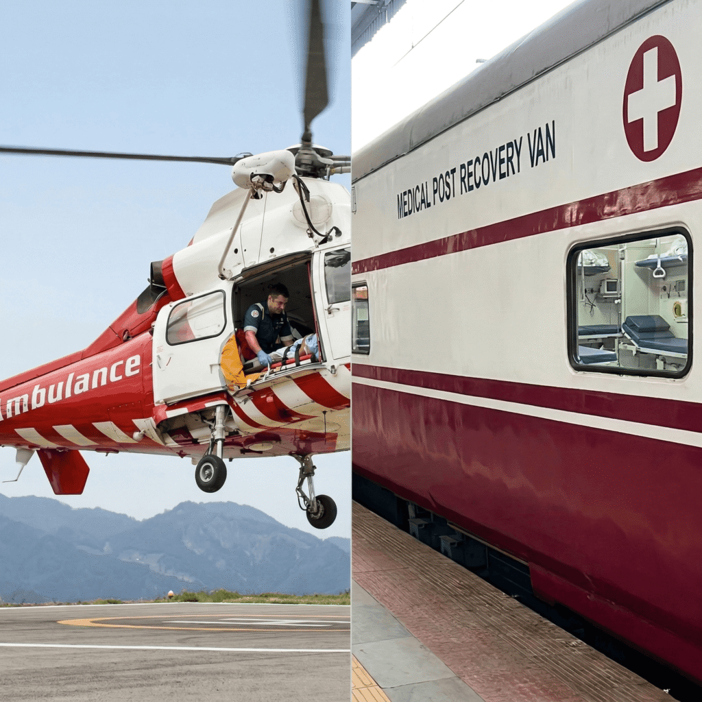 Air Ambulance vs. Train Ambulance: Which One Should You Choose and When?